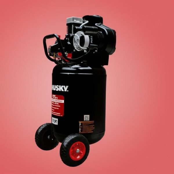 Husky 30 Gal. 175 PSI Oil Lubed Belt Drive Portable Vertical Electric Air Compressor - Image 1