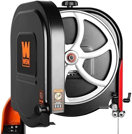 B0BH75PVMY-9-1756152534379.jpg WEN Industrial Band Saw, 14-Inch, 1 HP Dual-Voltage 120V/240V, Two-Speed (BA1411) - Image 6